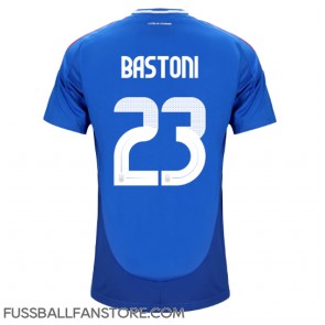 Italien Alessandro Bastoni #23 Replik Heimtrikot EM 2024 Kurzarm